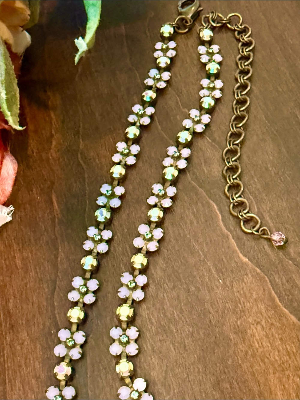 Lovely Pink Sorrelli Vintage Handcrafted Necklace - Picture 7 of 17